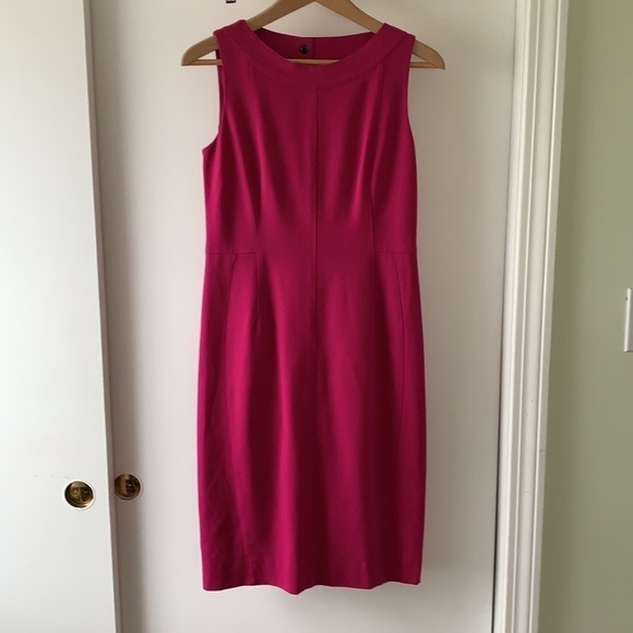 Akris Punto Pink Sheath Dress 6 - Picture 1 of 15
